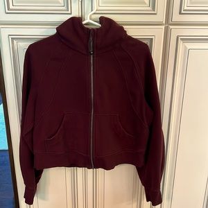 Lululemon Scuba Oversized Full-Zip Hoodie, Cassis, XS/S